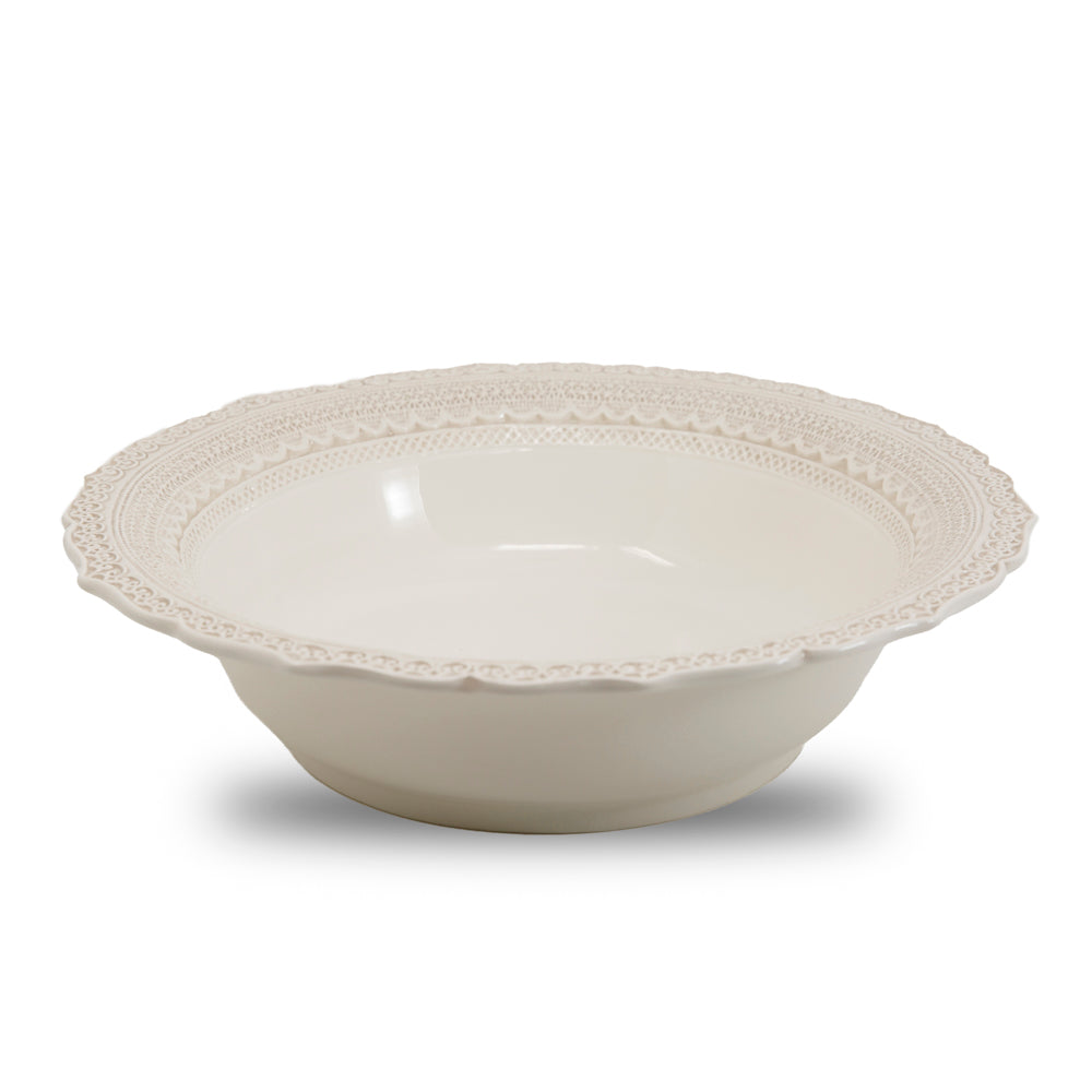 Arte Italica Finezza Cream Salad Bowl