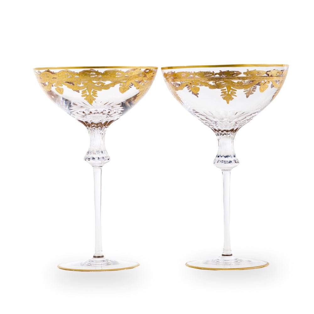 Arte ITALICA: Vetro Gold Wine Glass