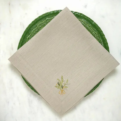 Farmers Market Bouquet Large Napkin