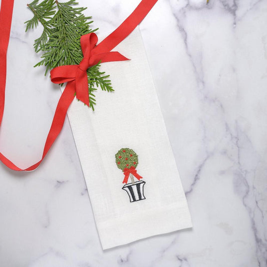 Holiday Topiary Towel