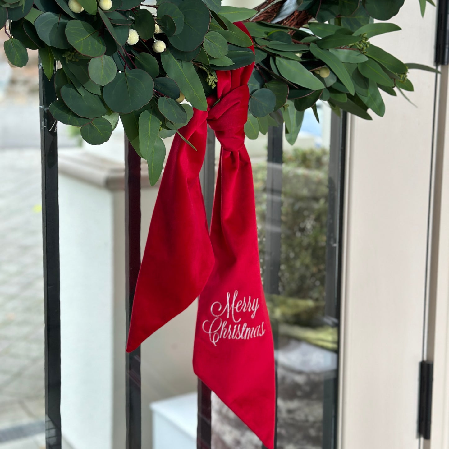 Merry Christmas Velvet Sash - New