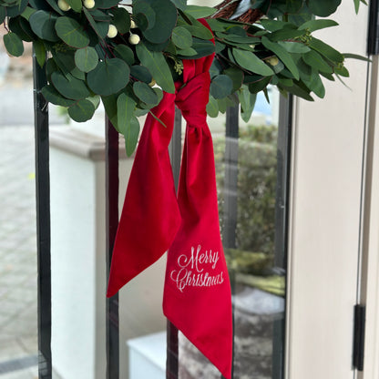 Merry Christmas Velvet Sash - New