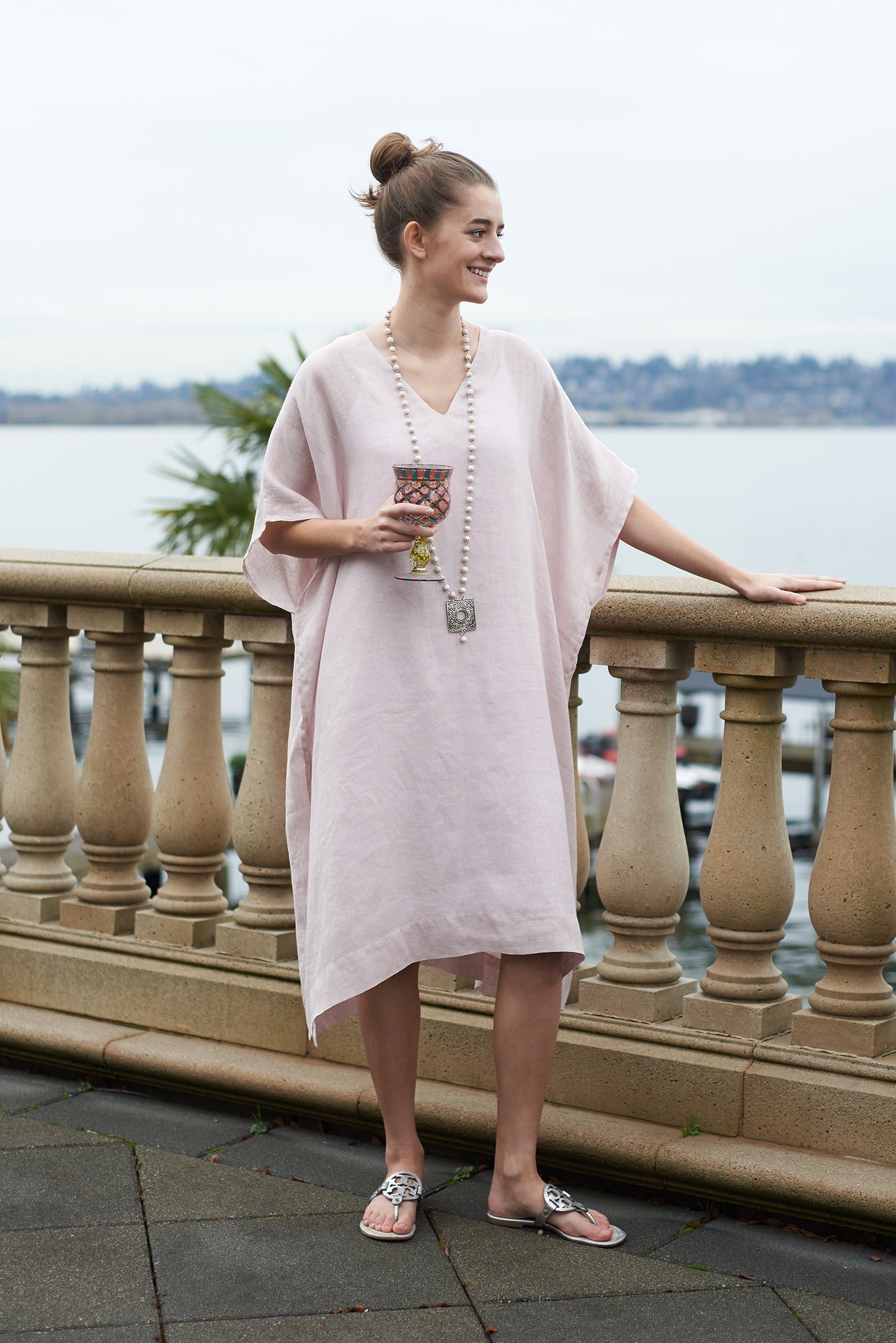 Caftan en lin Jasmine