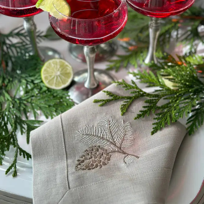 Pinecone Large Napkin