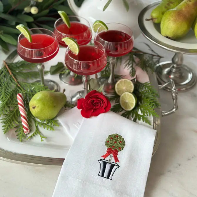 Holiday Topiary Towel