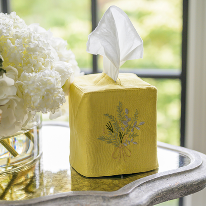 Farmers Market Bouquet Tissue Box Cover