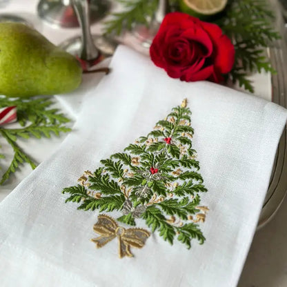 Italian Christmas Tree Towel