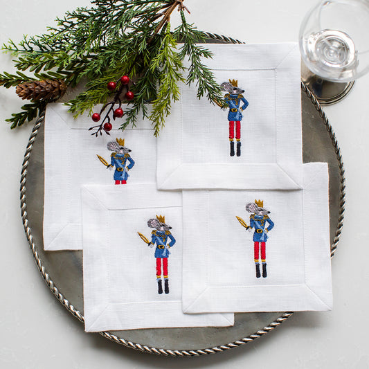 Nutcracker Mouse Cocktail Napkin Set