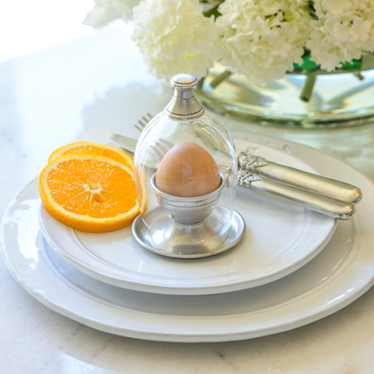 Egg Cup with Glass Cloche - Online Only - NEW