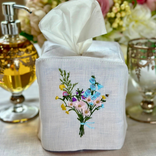 Wildflower Bouquet Tissue Box Cover