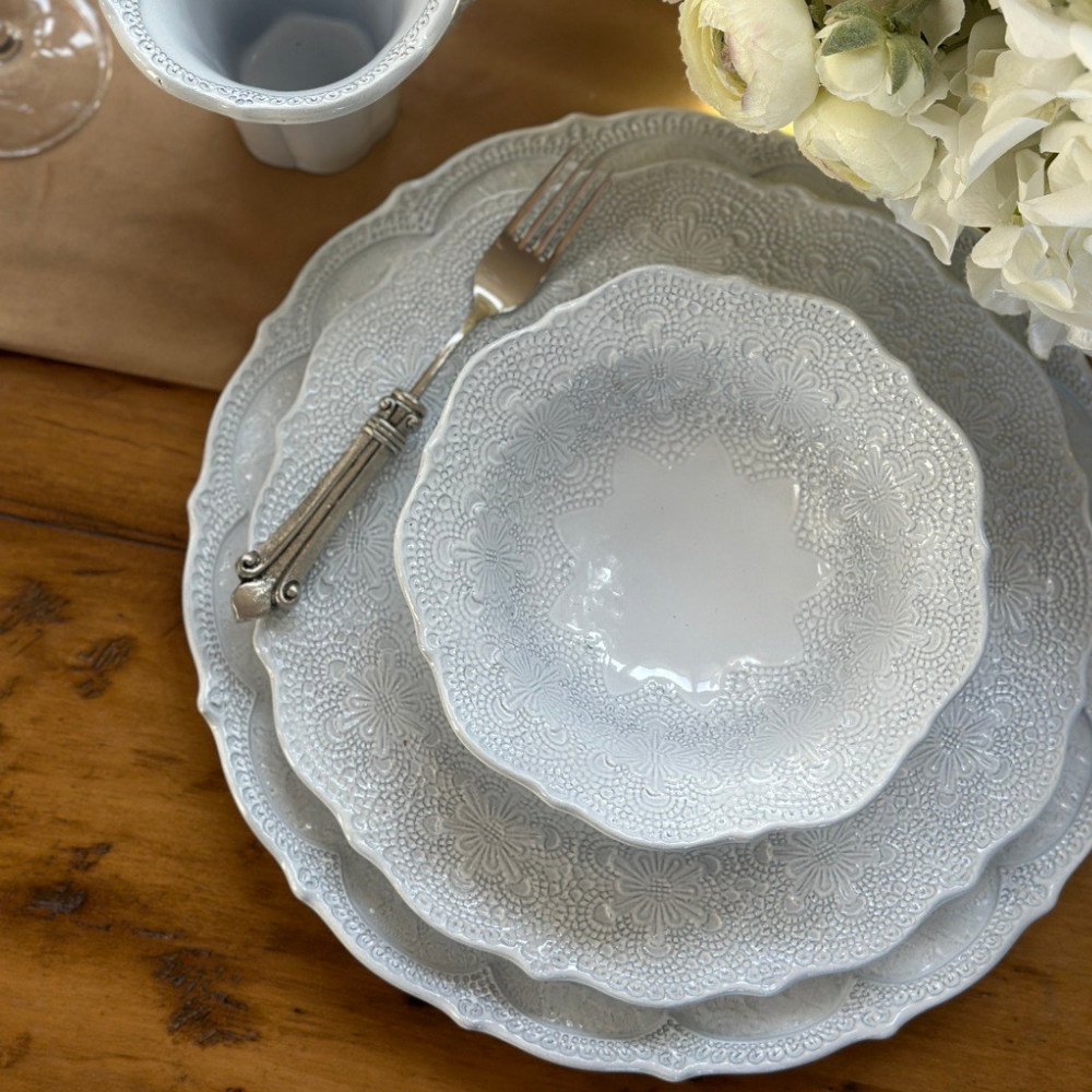 Merletto White Cereal Bowl