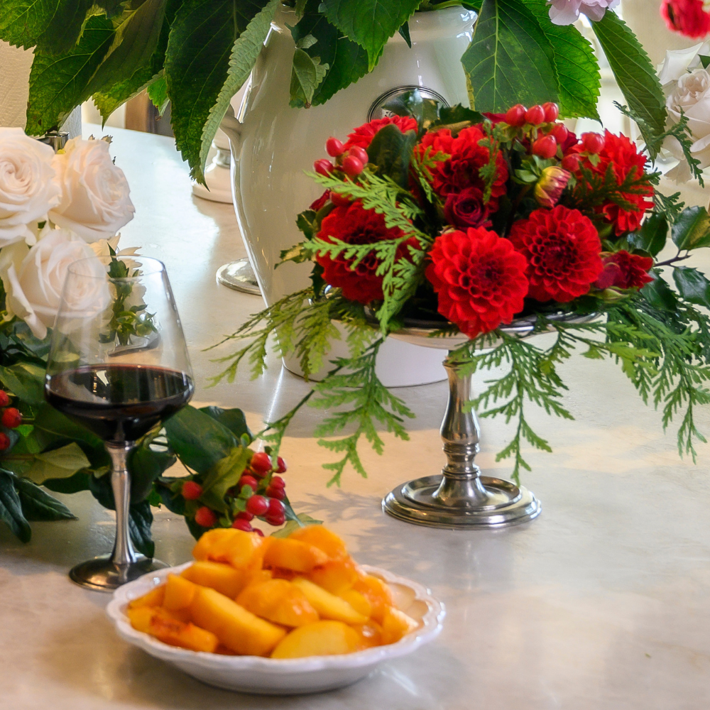 Tuscan Pedestal Shallow Dish