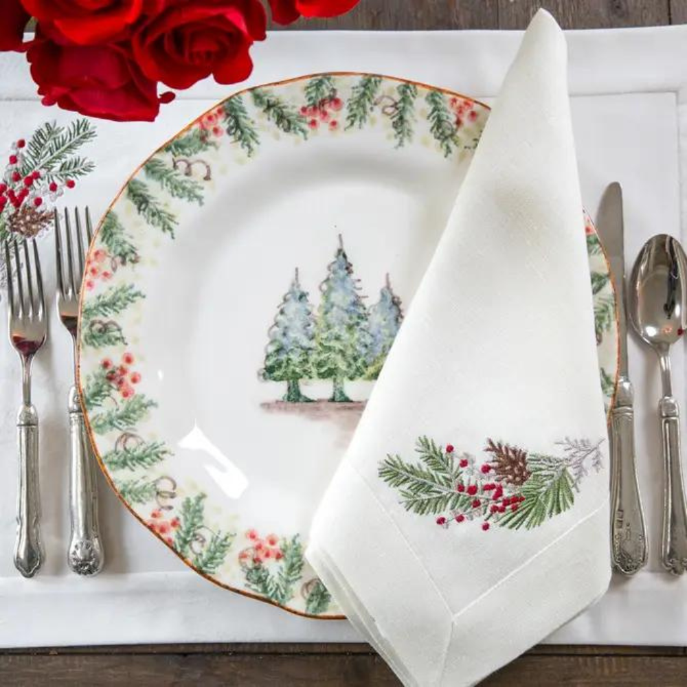 Natale Sprig Large Napkin