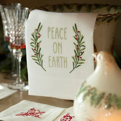 Peace on Earth Tri-Fold Napkin