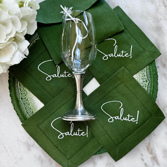 Salute Cocktail Napkin Set