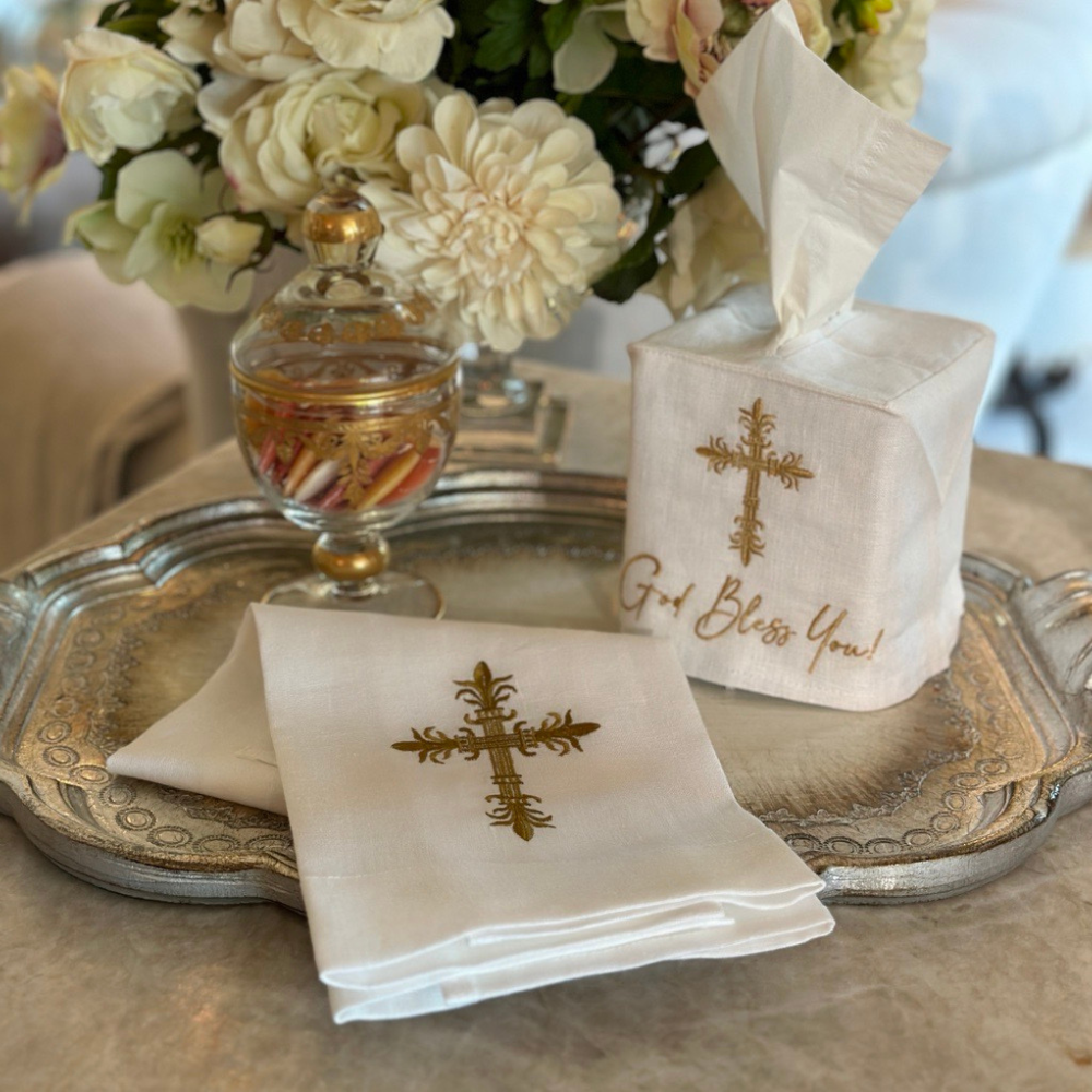 Cross Linen Towel