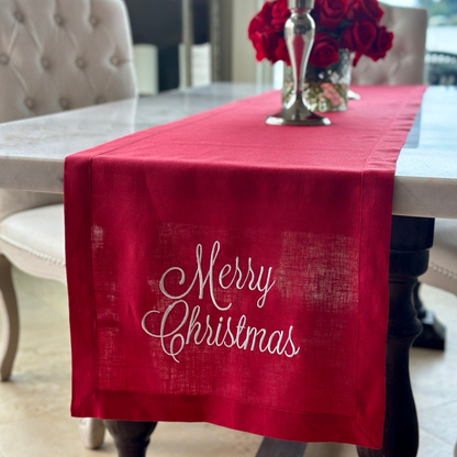 Merry Christmas Table Runner - New