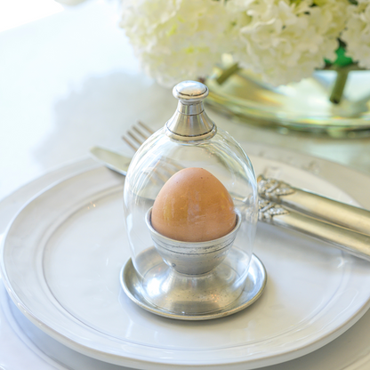 Egg Cup with Glass Cloche - Online Only - NEW