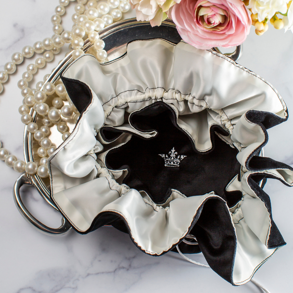 Pochette Blossom Jewelry en velours