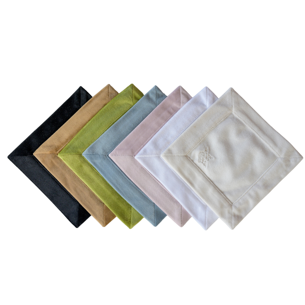 Crown Velvet Cocktail Napkin Set (4) - Sale