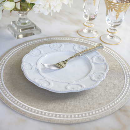 Bella Bianca Antique Lace Salad/Dessert Plate