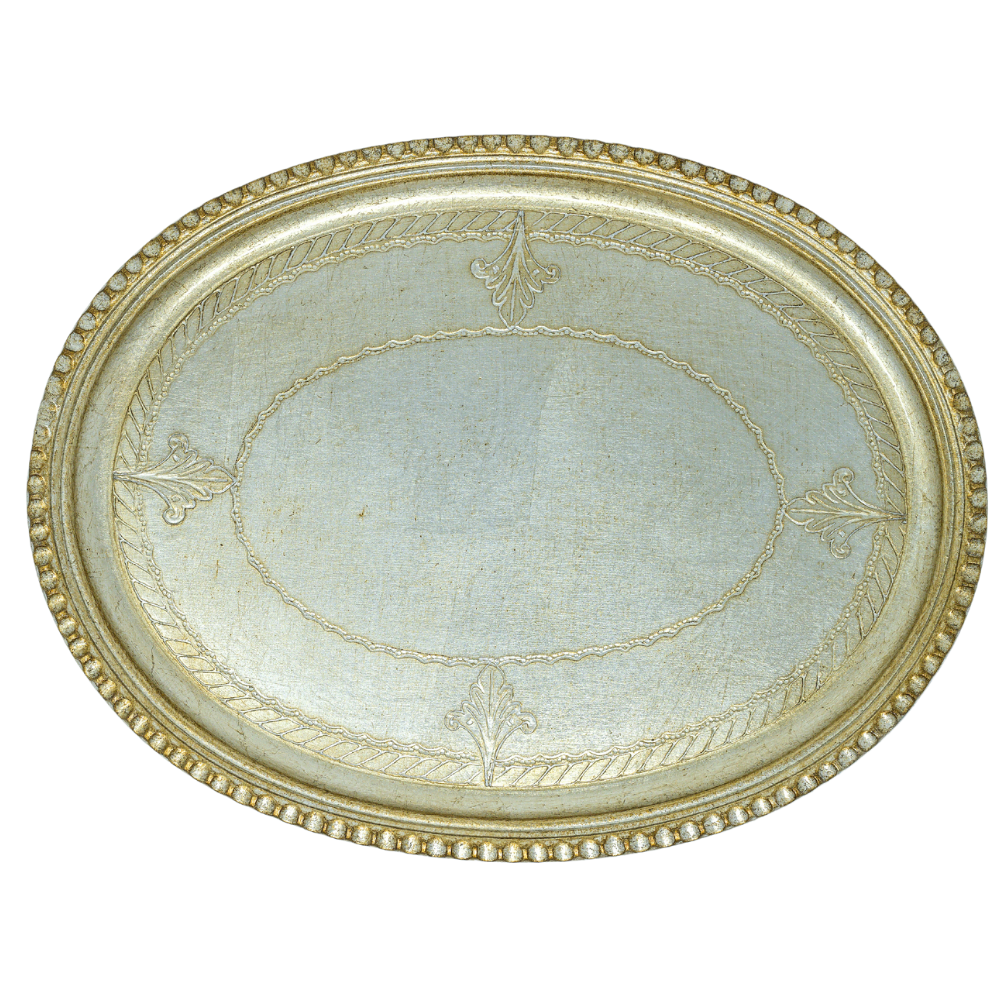 Florentino Oval Wooden Tray