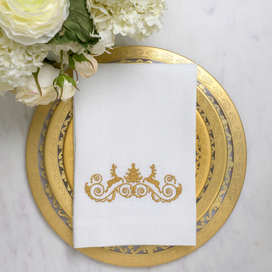 Viennese Christmas Tri-Fold Napkin