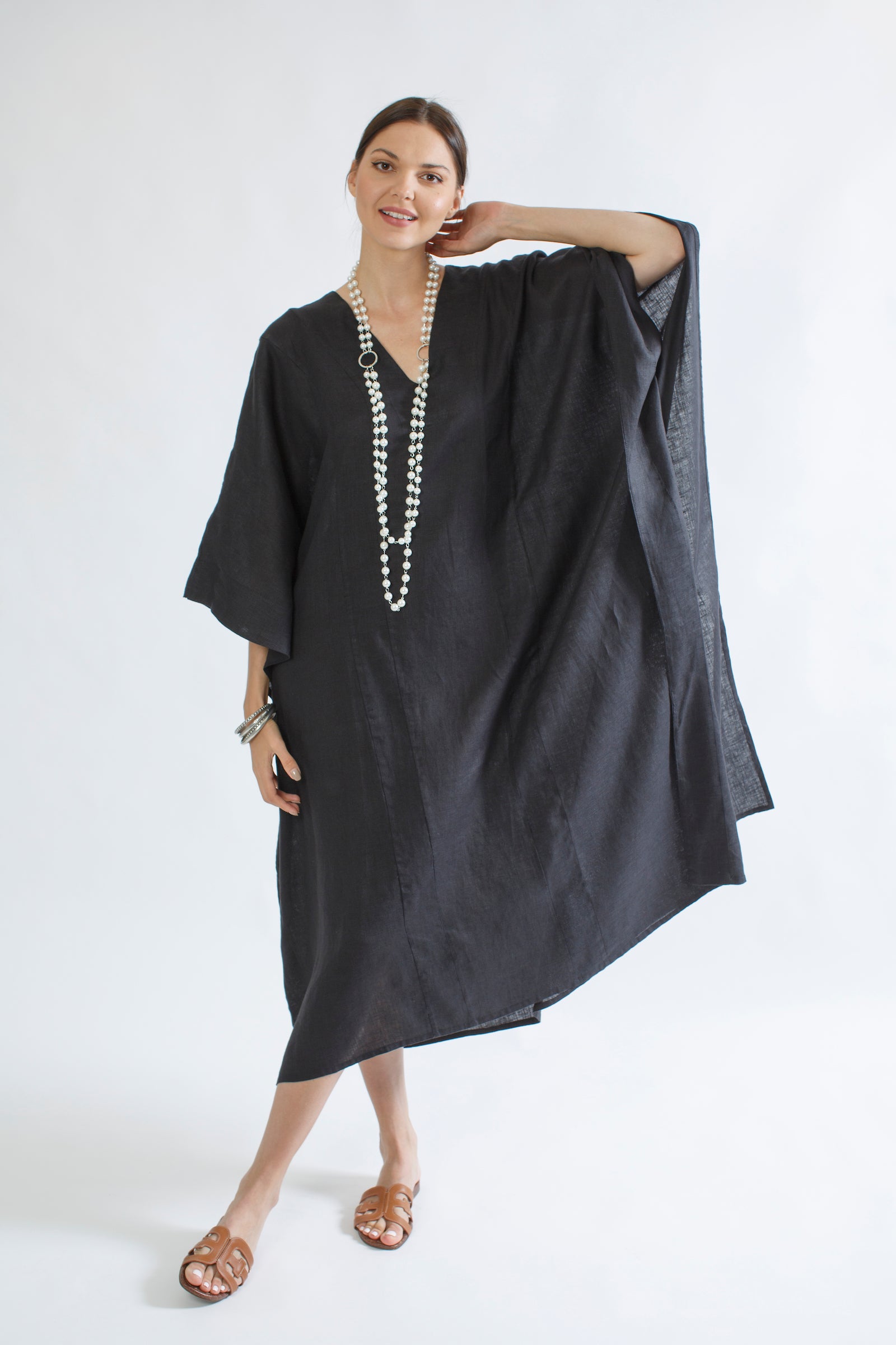 Silk kaftan outlet sale