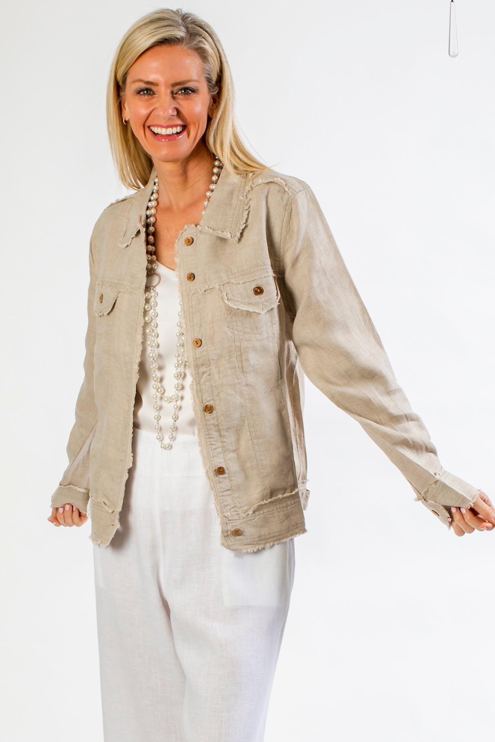 Thrills bianca cord jacket on sale tan