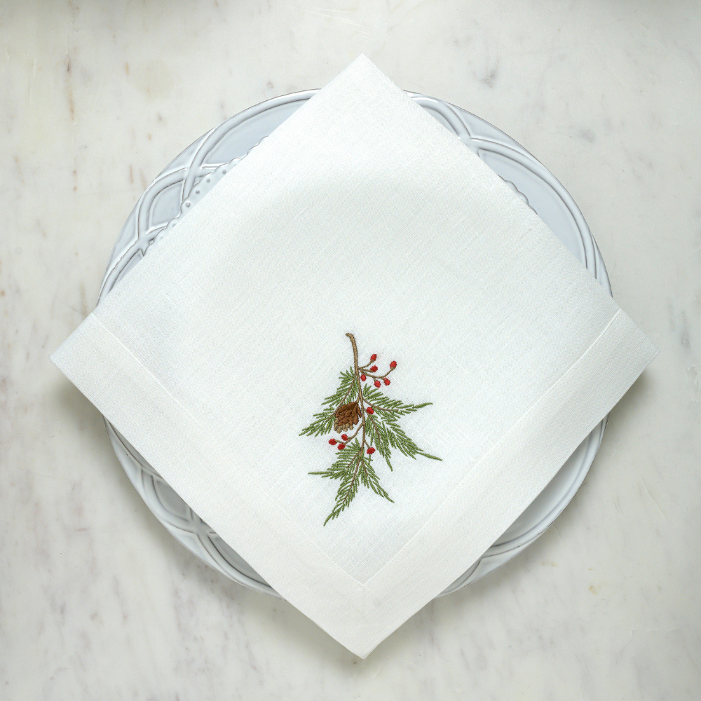 Natale Pine Large Napkin - New