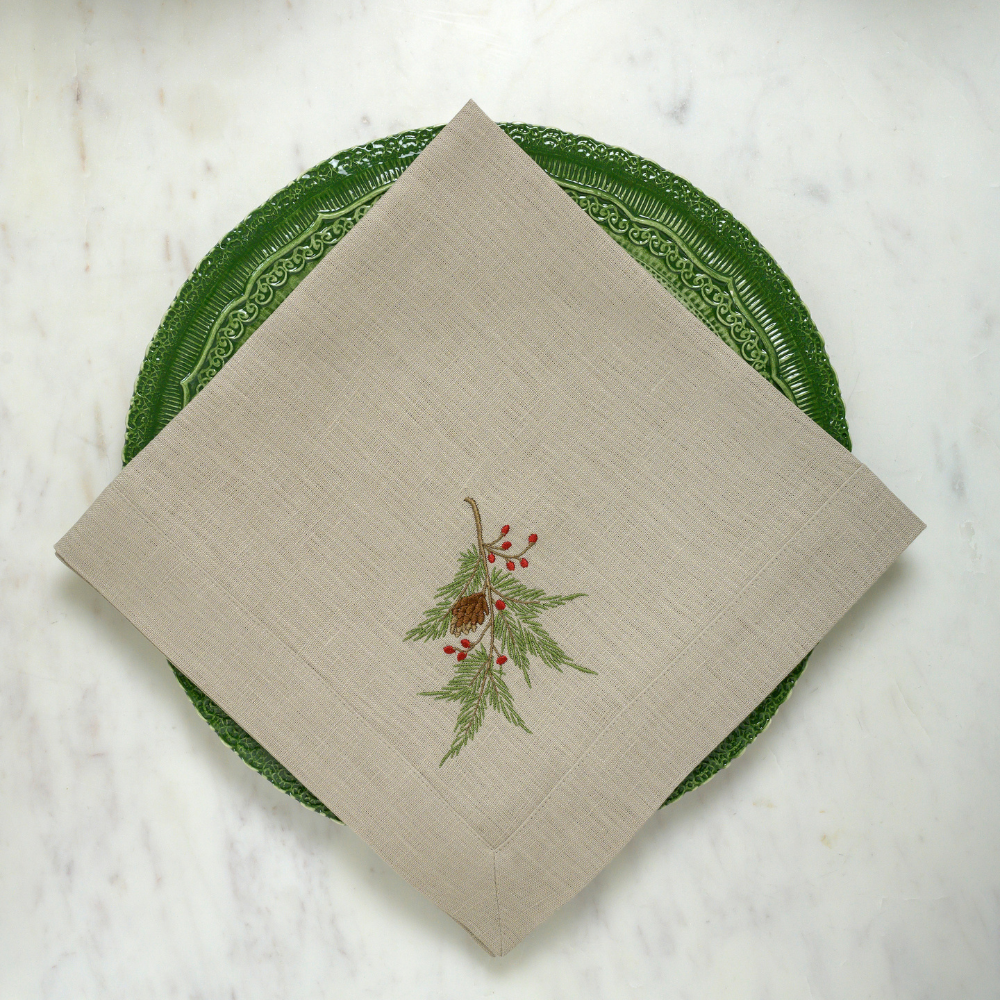 Natale Pine Large Napkin - New