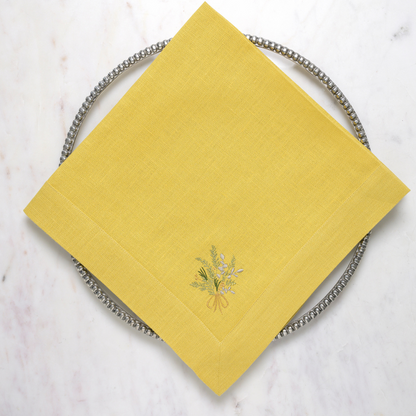 Farmers Market Bouquet Large Napkin