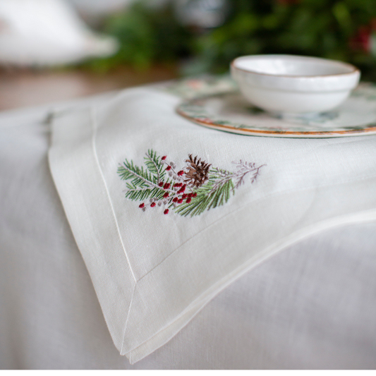 Natale Sprig Large Napkin