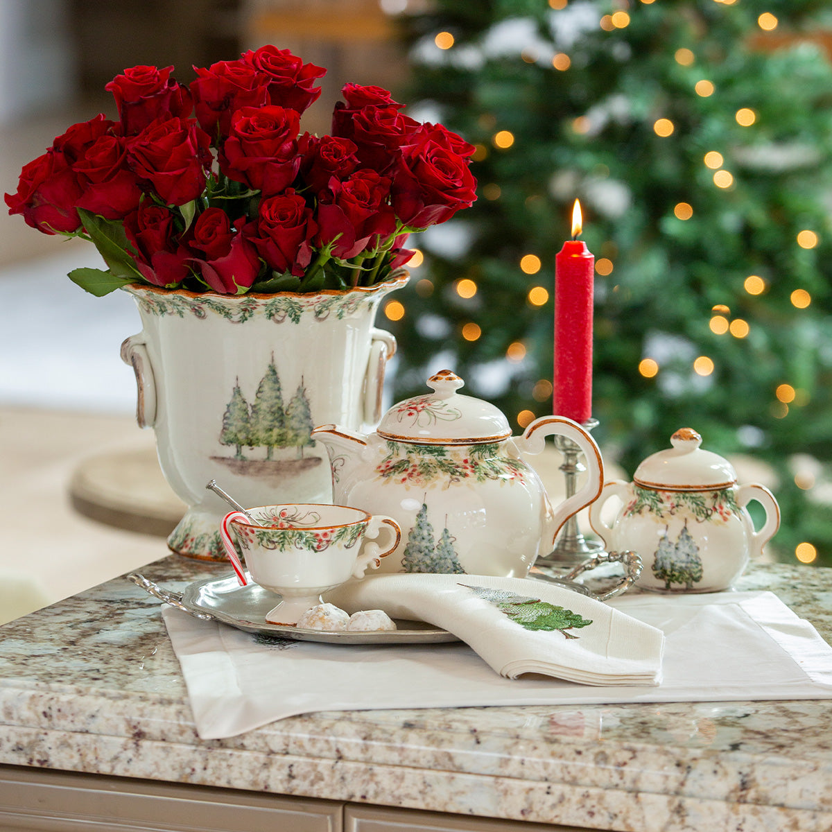 Natale Tea Cup – Arte Italica