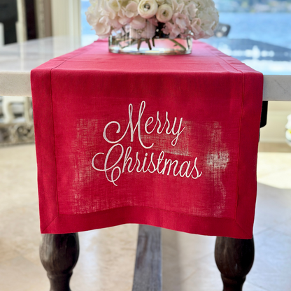 Merry Christmas Table Runner - New