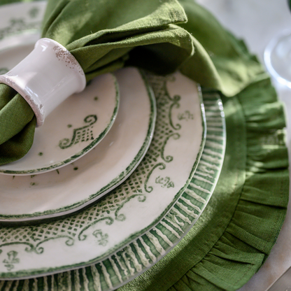 Burano Green Bread / Canapé Plate - NEW