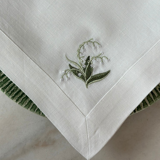 Lily of the Valley Large Napkin - New