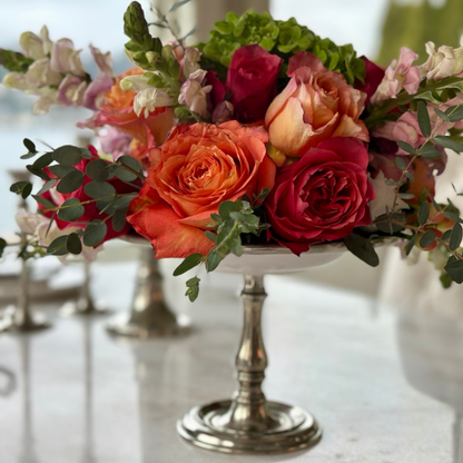 Tuscan Pedestal Shallow Dish