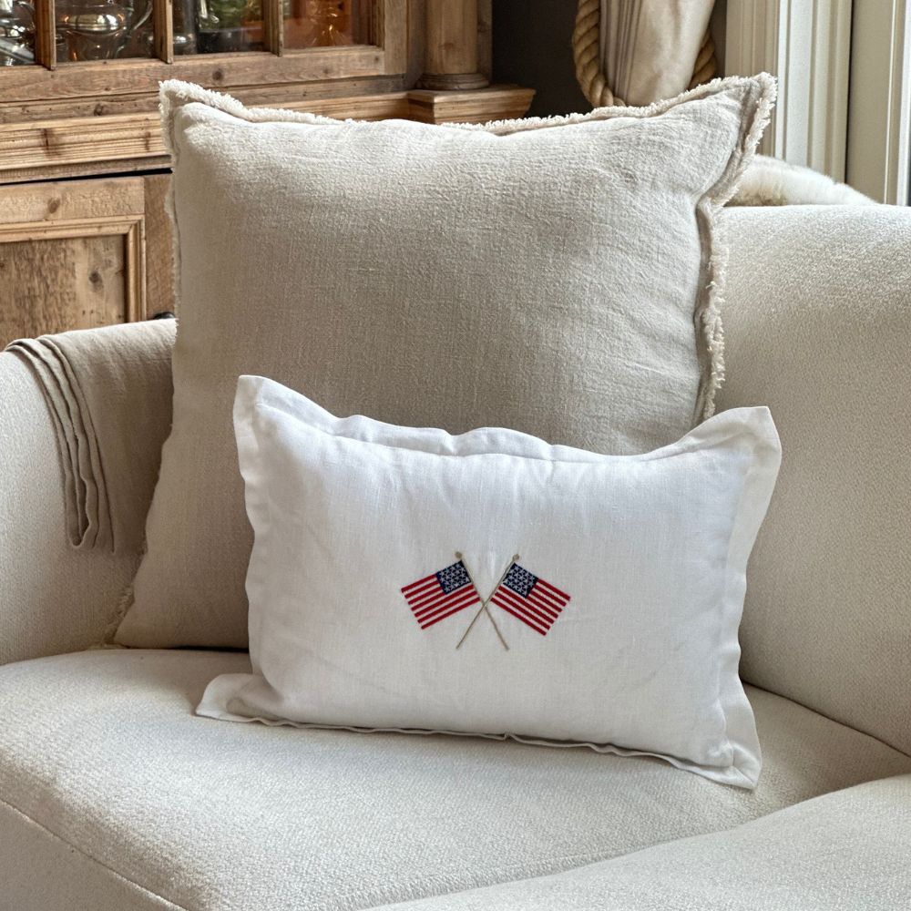 American Flags Decor Pillow - Sale