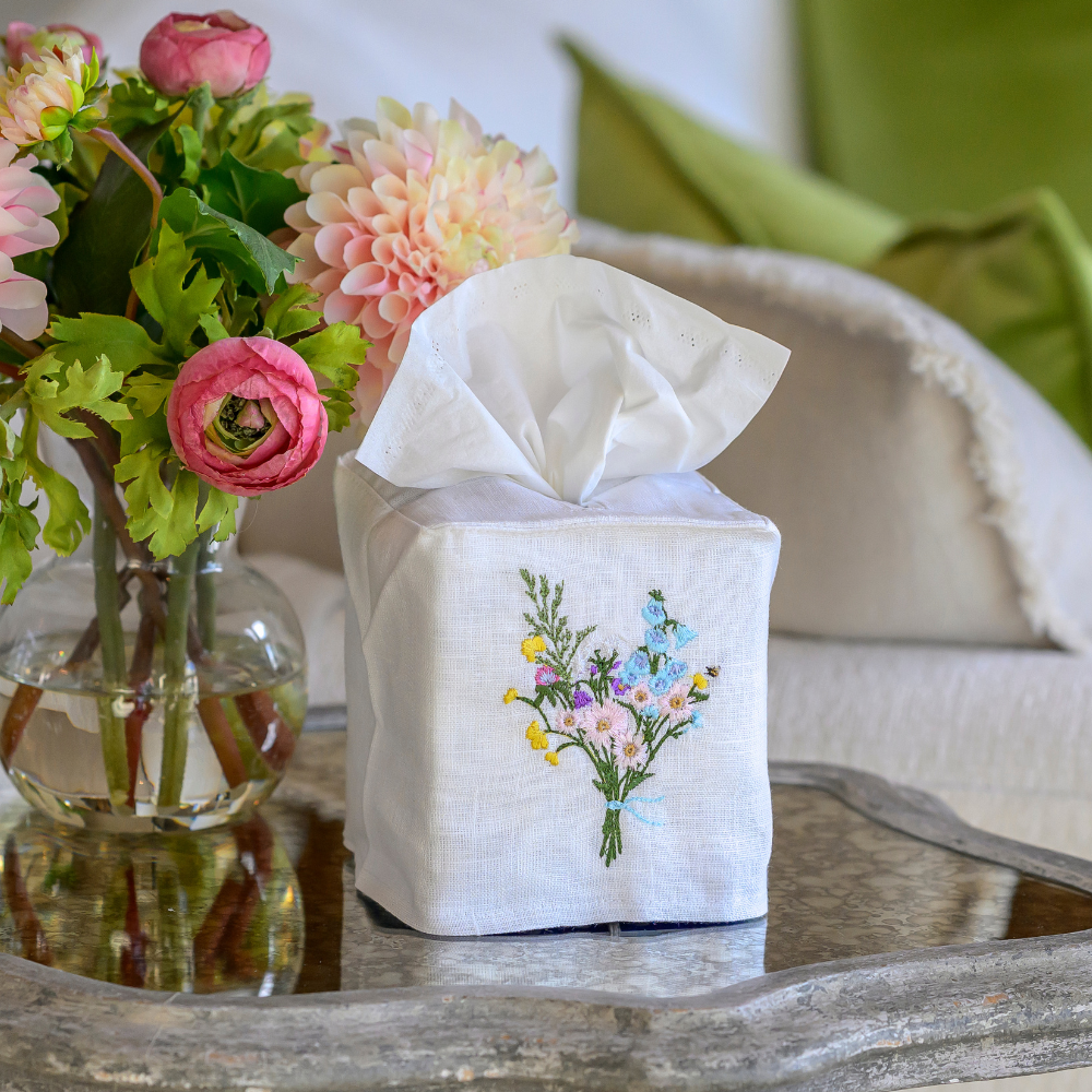 Wildflower Bouquet Tissue Box Cover