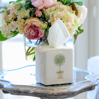 Herb Topiary Tissue Box Cover