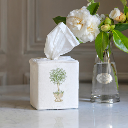 Herb Topiary Tissue Box Cover