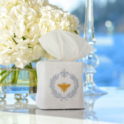 Italian Bee Tissue Box Cover