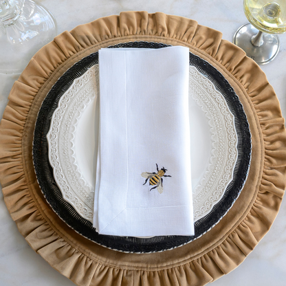 Honey Bee Large Napkin - New