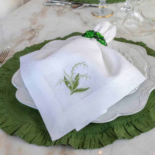 Lily of the Valley Large Napkin - New