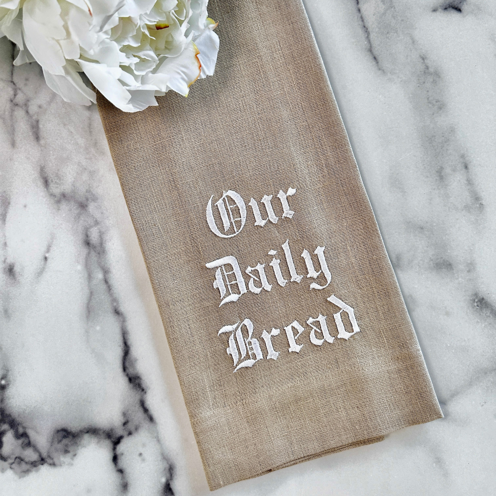 Our Daily Bread Linen Towel