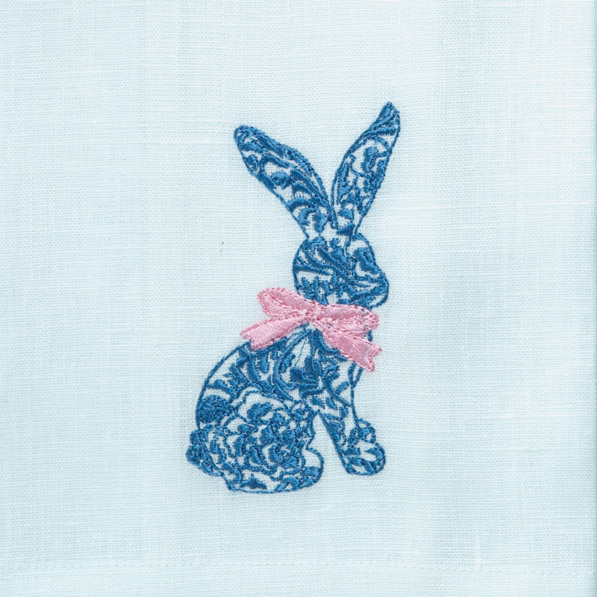 Toile Bunny Linen Towel