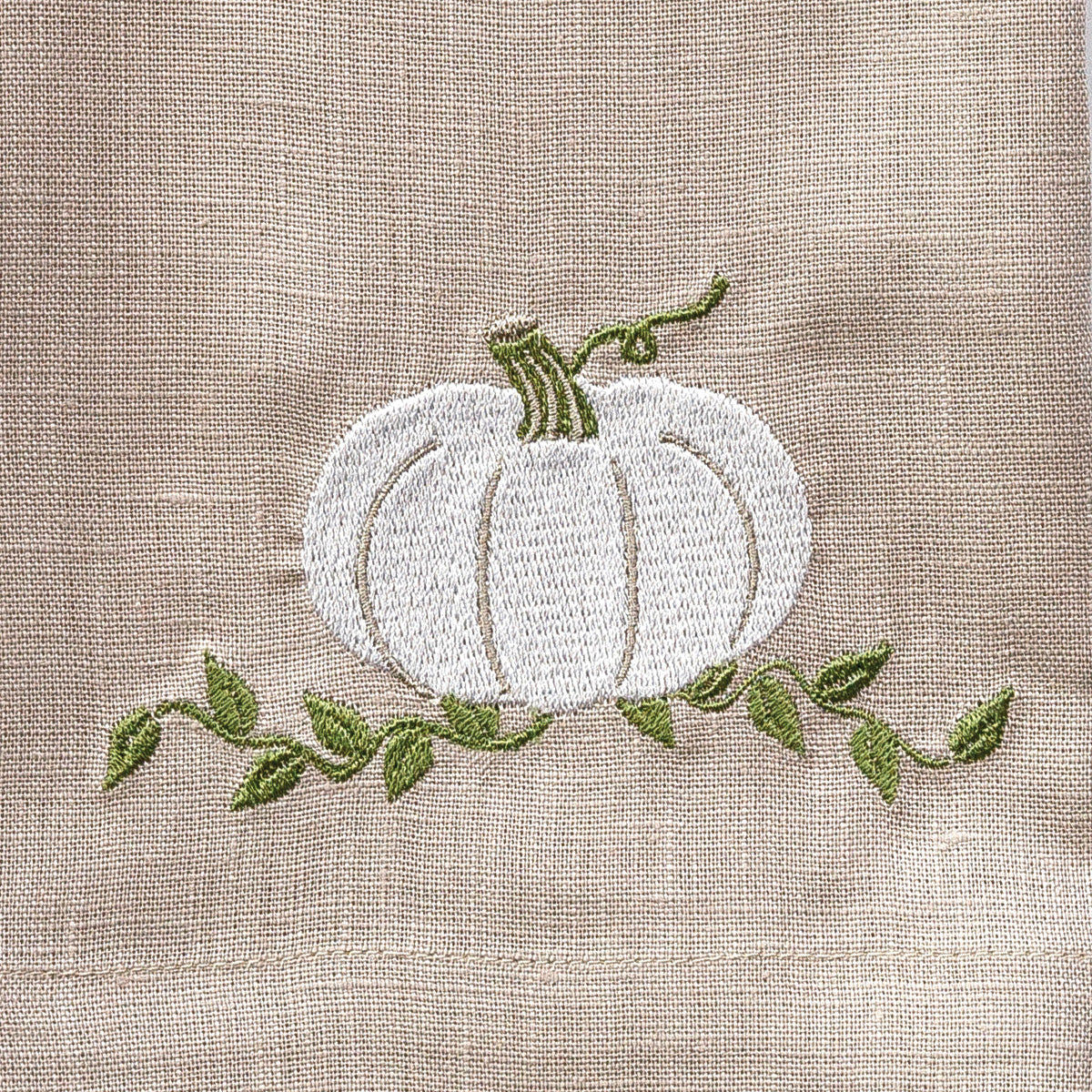 Pumpkin Soft Flax Linen Towel