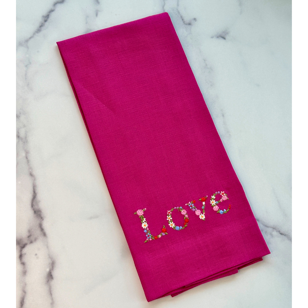 Floral Love Towel