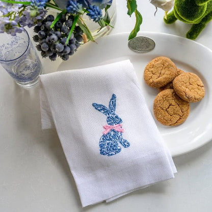 Toile Bunny Linen Towel